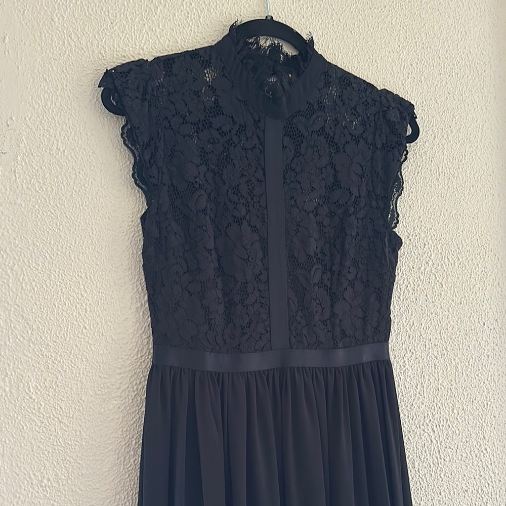 Elegant Black Lace Dress